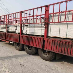  白麻荔枝面外墙干挂，工厂装车日常