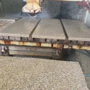  黄金麻荔枝面成品板加工