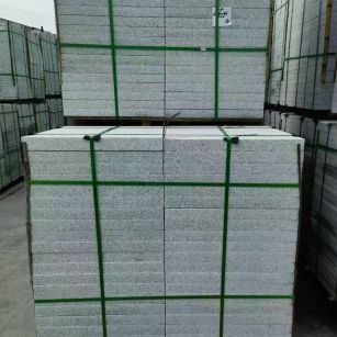  芝麻白火烧，园林广场市政工程地铺石，1.8~5.0厚均有现货