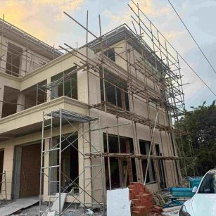  黄金麻荔枝面花岗岩外墙干挂