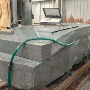  芝麻灰异型加工-拱桥