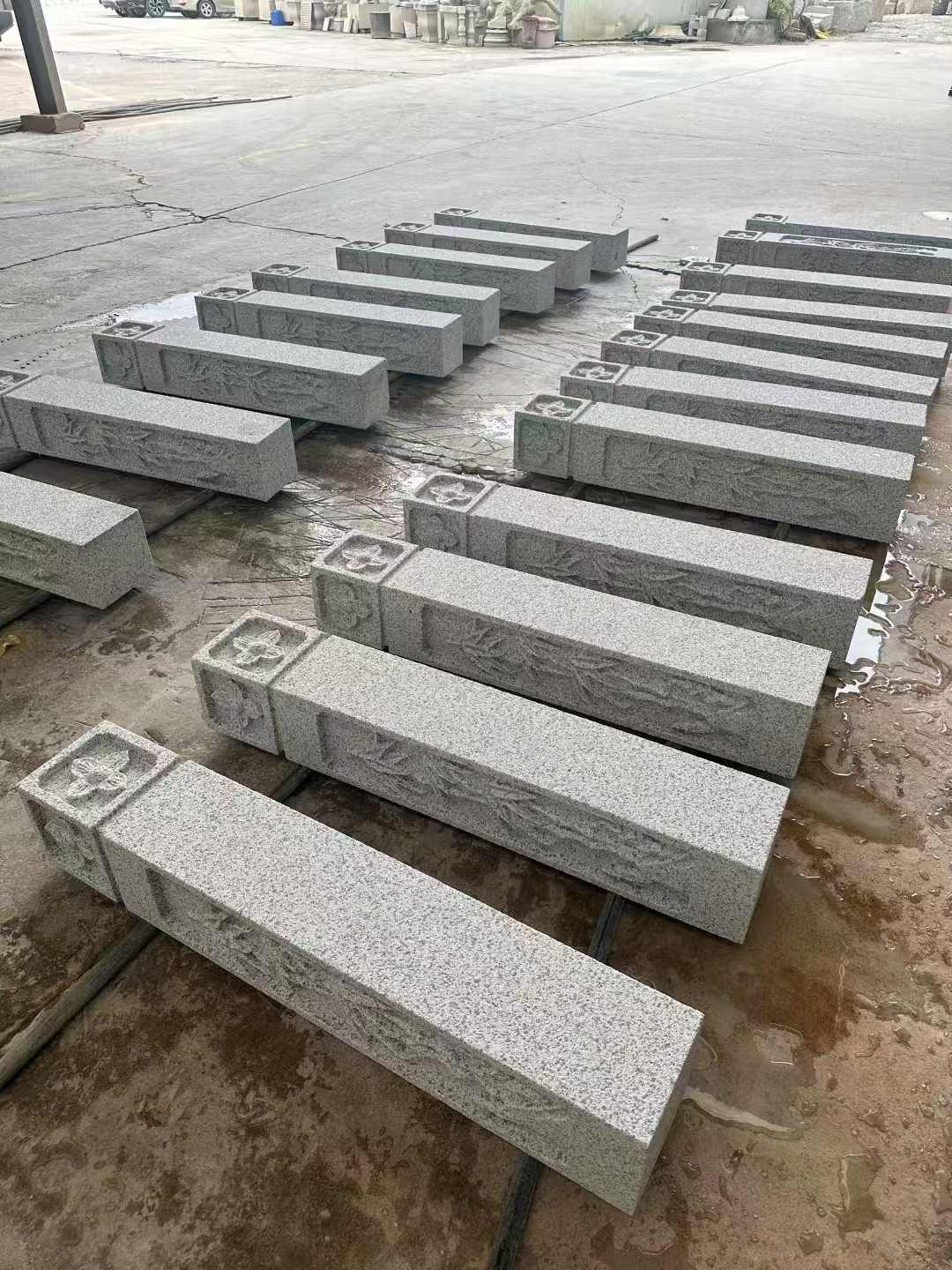  白麻方柱雕花防水