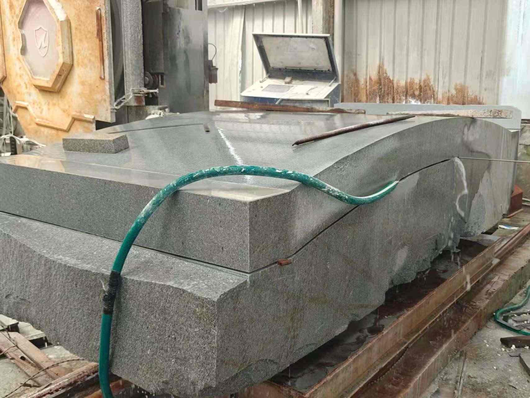  芝麻灰异型加工-拱桥