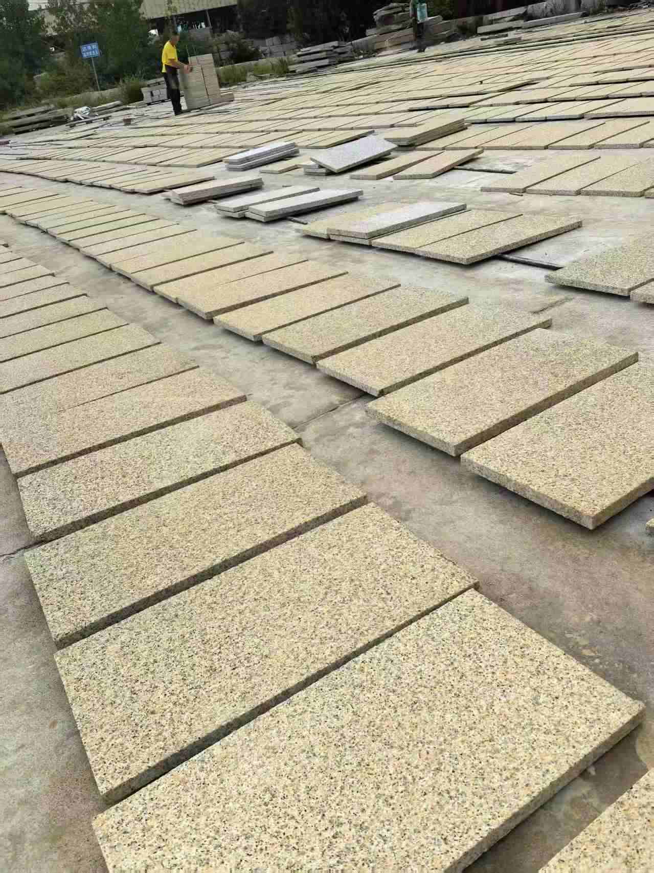  黄金麻荔枝地铺石面排板